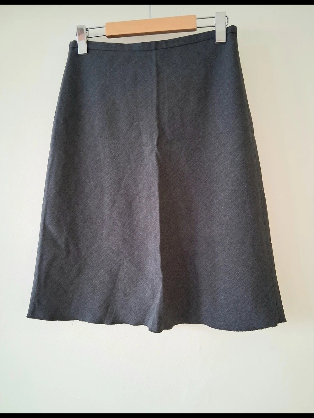 Darker Grey A-Line Skirt, Women Sz M